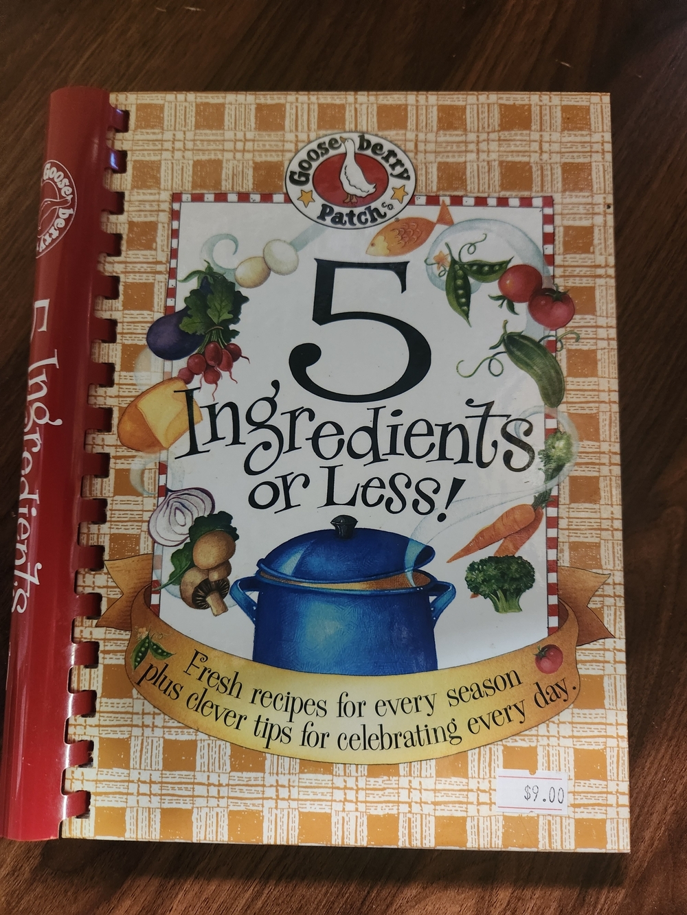 5 Ingredients or Less! Cookbook - Red/Blue